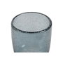 DKD Home Decor Set de 6 Copas de Cristal Burbujas Azul 300ml