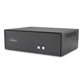 StarTech KVM Switch Seguro de 2 Puertos con Doble Monitor HDMI/DP 4K 60Hz NIAP 4.0