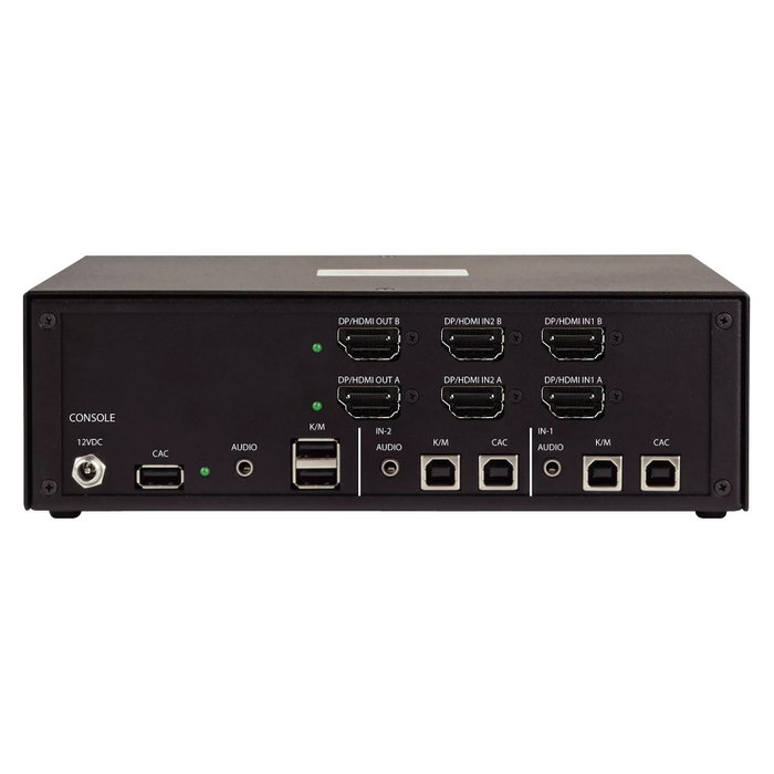 StarTech CK4-HP202C KVM Switch Seguro de 2 Puertos para 2 Monitores HDMI/DisplayPort 4K 60Hz