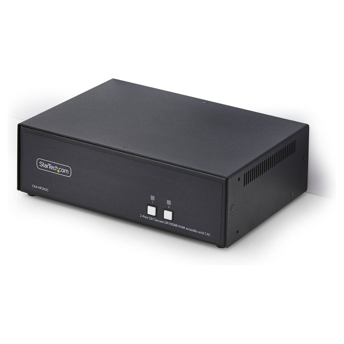 StarTech CK4-HP202C KVM Switch Seguro de 2 Puertos para 2 Monitores HDMI/DisplayPort 4K 60Hz