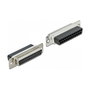 DeLOCK Adaptador D-Sub 25 pines hembra a RJ45 hembra con kit de montaje, Gris
