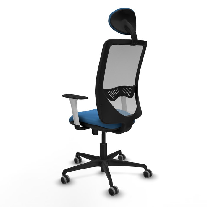 PIQUERAS Y CRESPO Silla de oficina Zulema con Mecanismo Sincro, Azul claro y Gris PIQUERAS Y CRESPO Silla de oficina Zulema con Mecanismo Sincro, Azul claro y Gris
