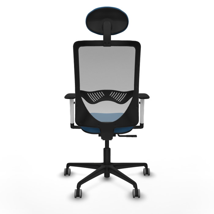 PIQUERAS Y CRESPO Silla de oficina Zulema con Mecanismo Sincro, Azul claro y Gris PIQUERAS Y CRESPO Silla de oficina Zulema con Mecanismo Sincro, Azul claro y Gris