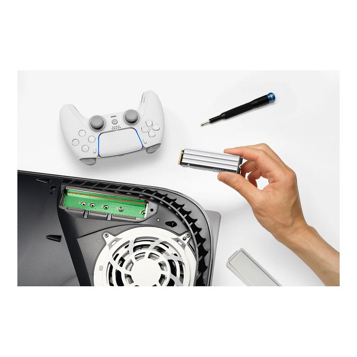 Corsair MP600 ELITE NVMe SSD 2TB M.2 2280 PCIe Gen4 x4 con disipador térmico, 3D TLC NAND, para PS5 y PC, 7000 MB/s