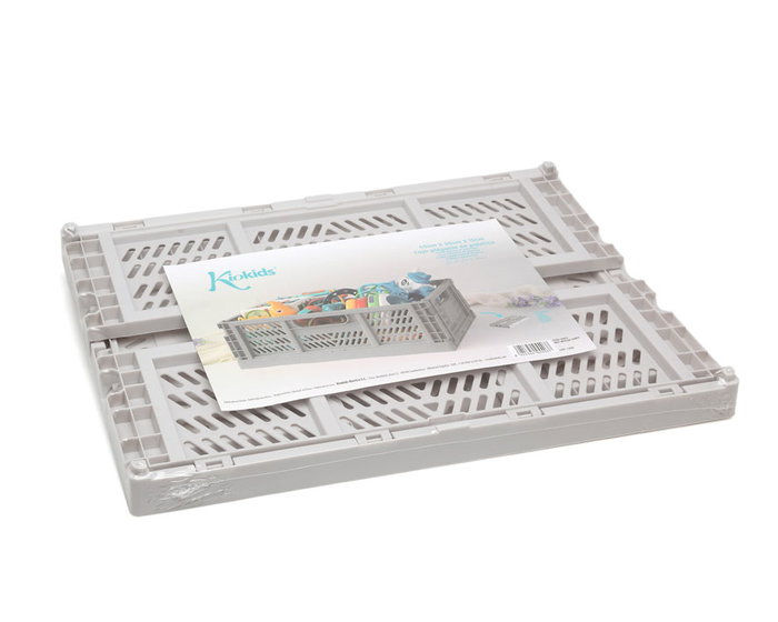 KioKids Caja De Almacenaje Plegable Gris 40x30x15