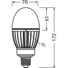 LEDVANCE Bombilla LED E27 29W 3600Lm 2700K 360º IP65