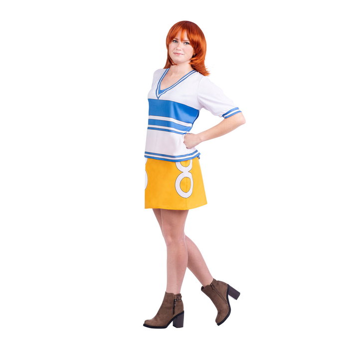 My Other Me Disfraz Nami con Peluca, Camiseta y Falda Talla S