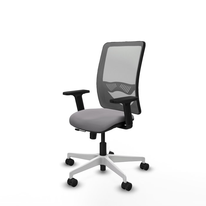 PIQUERAS Y CRESPO Silla de oficina Zulema Gris con Mecanismo Sincro/Traslack
