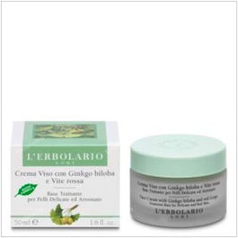 L´ERBOLARIO Crema Facial Ginkgo Biloba 50ml para Reducir Rojeces e Imperfecciones