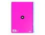 Antartik Cuaderno espiral A4 tapa dura 80 hojas cuadro 4mm rosa fluor