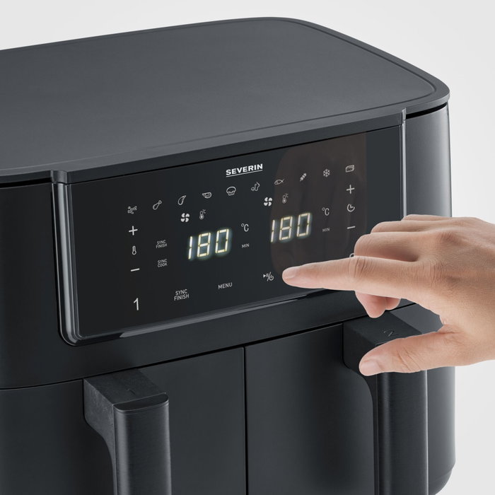 Severin FR 2463 Air Fryer de doble cámara