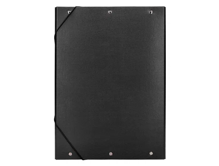 Liderpapel Carpeta proyectos folio lomo 50mm cartón forrado negra