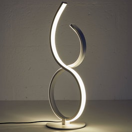Home Deco Factory Lámpara Led Decorativa Blanca Contemporain