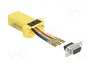 DeLOCK 67107 Adaptador de interfaz VGA hembra a RJ-45 Amarillo