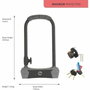Yale Bloqueo en U Alta Seguridad Certificado Secure Gold para Bicicleta y MTB