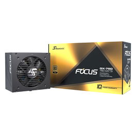 Seasonic FOCUS-GX-750-V4 Fuente de Alimentación PC Focus GX-750 750W 80 Plus Gold Modular Negra