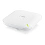 Zyxel NWA90AX PRO Punto de Acceso WiFi 6 AX3000 Dual Band 2.4/5 GHz 2400 Mbps para Techo, 802.11ax, PoE, MU-MIMO, WPA3, Blanco