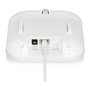 Zyxel NWA90AX PRO Punto de Acceso WiFi 6 AX3000 Dual Band 2.4/5 GHz 2400 Mbps para Techo, 802.11ax, PoE, MU-MIMO, WPA3, Blanco