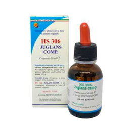 Herboplanet Hs 306 Juglans Comp. Gotas 50 ml - Macerado Espagírico de Nogal y Roble - Complemento Alimenticio