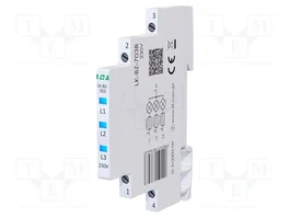 F&F Indicador de tensión 3x230VAC Azul