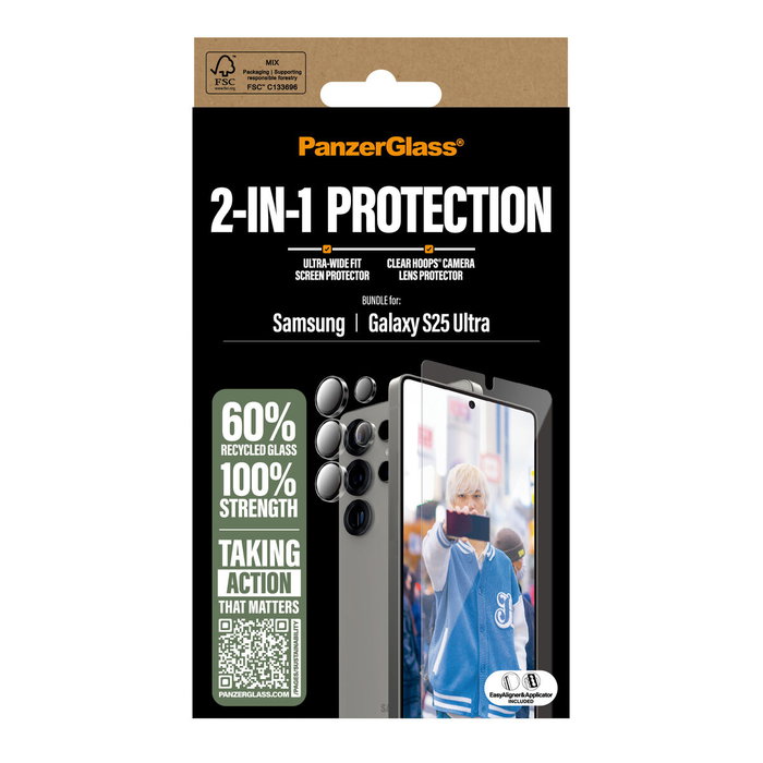 Panzerglass Paquete de Protección para Samsung Galaxy S25 Ultra