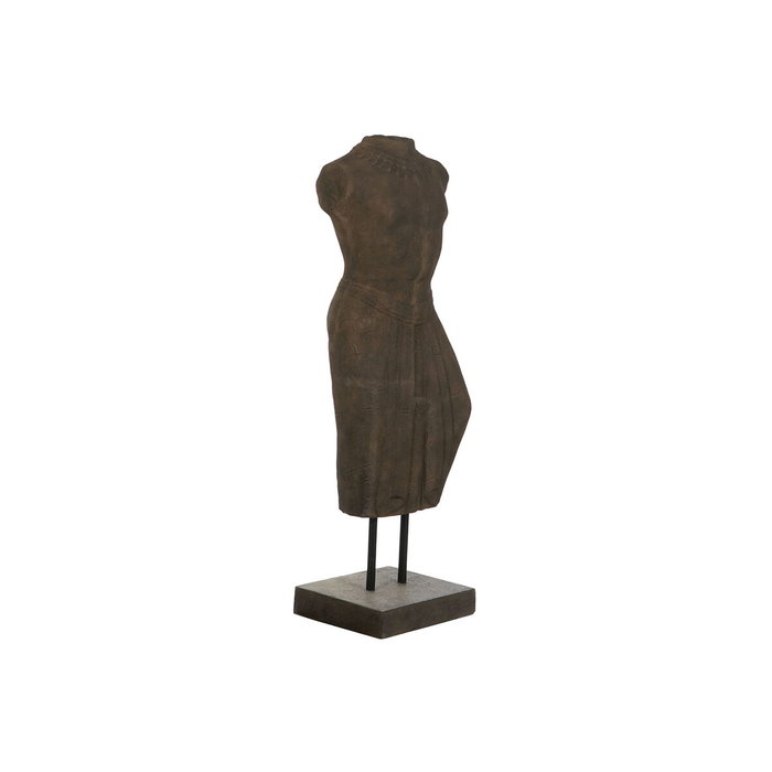DKD Home Decor Figura de Cemento Guerrero Javanes Acabado 40x35x130 cm