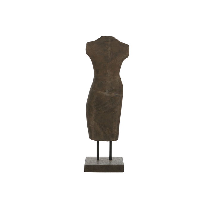 DKD Home Decor Figura de Cemento Guerrero Javanes Acabado 40x35x130 cm