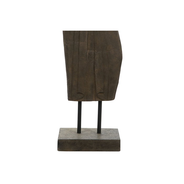 DKD Home Decor Figura de Cemento Guerrero Javanes Acabado 40x35x130 cm