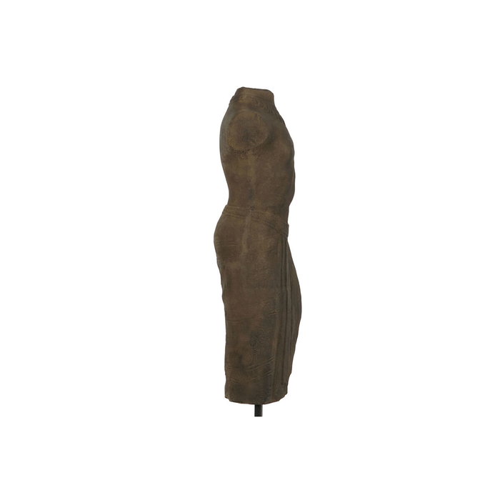 DKD Home Decor Figura de Cemento Guerrero Javanes Acabado 40x35x130 cm
