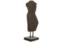 DKD Home Decor Cement statues 23 Figura Guerrero Javanés Acabado Cemento Gris Oscuro 35 x 130 x 40 cm