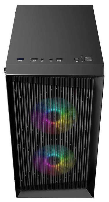 Caja Semitorre ATX Logic ATOS ARGB Negro Caja Semitorre ATX Logic ATOS ARGB Negro