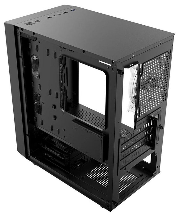 Caja Semitorre ATX Logic ATOS ARGB Negro Caja Semitorre ATX Logic ATOS ARGB Negro