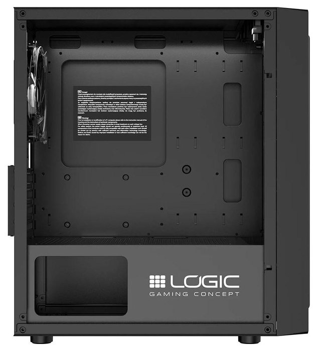 Caja Semitorre ATX Logic ATOS ARGB Negro Caja Semitorre ATX Logic ATOS ARGB Negro