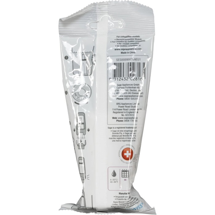 Sage Filtro de Agua ClaroSwiss SES008WHT0NEU1 Blanco