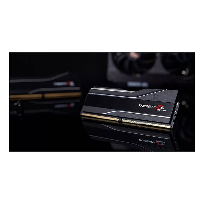 G.Skill Trident Z5 Neo RGB F5-6000J3444F64GX2-TZ5NR Kit Memoria RAM 128GB (2x64GB) DDR5 6000MHz CL34 DIMM, AMD EXPO e Intel XMP, Disipador Térmico RGB G.Skill Trident Z5 Neo RGB F5-6000J3444F64GX2-TZ5NR Kit Memoria RAM 128GB (2x64GB) DDR5 6000MHz CL34 DIMM, AMD EXPO e Intel XMP, Disipador Térmico RGB