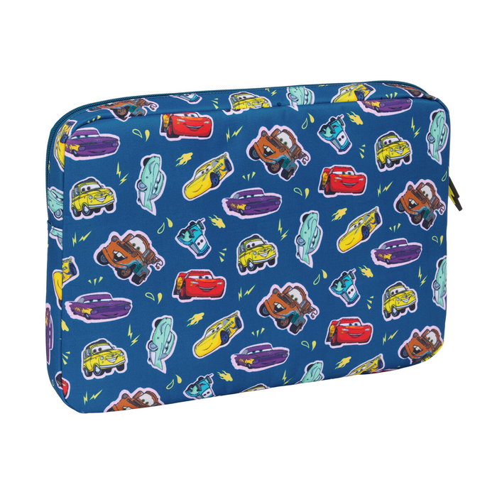 Funda para Portátil Cars Racing Azul marino 15,6'' 39,5 x 27,5 x 3,5 cm