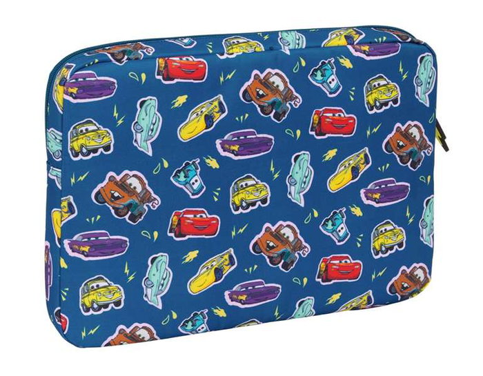 Funda para Portátil Cars Racing Azul marino 15,6'' 39,5 x 27,5 x 3,5 cm