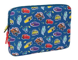 Funda para Portátil Cars Racing Azul marino 15,6'' 39,5 x 27,5 x 3,5 cm
