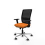 PIQUERAS Y CRESPO Silla de oficina Haches Naranja y Negro
