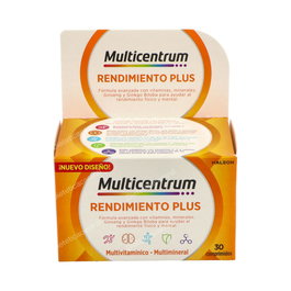 Multicentrum Plus 30 Comp. Suplemento Rendimiento Físico Mental Ginseng Ginkgo Biloba Vitaminas B