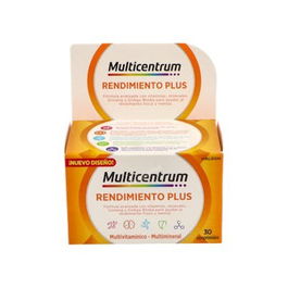 Multicentrum Plus 30 Comp. Suplemento Rendimiento Físico Mental Ginseng Ginkgo Biloba Vitaminas B
