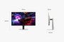 Samsung Odyssey OLED G8 S32FG810SU 32 pulgadas 4K 240 Hz Plata