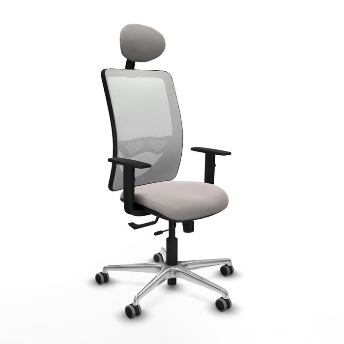 PIQUERAS Y CRESPO Silla de oficina Zulema Blanco con Mecanismo Sincro/Traslack PIQUERAS Y CRESPO Silla de oficina Zulema Blanco con Mecanismo Sincro/Traslack