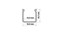 HELSE KIMERA Perfil Aluminio Anodizado Negro con Difusor Opal, Tapones y Clips Sujección 2,02 Metros