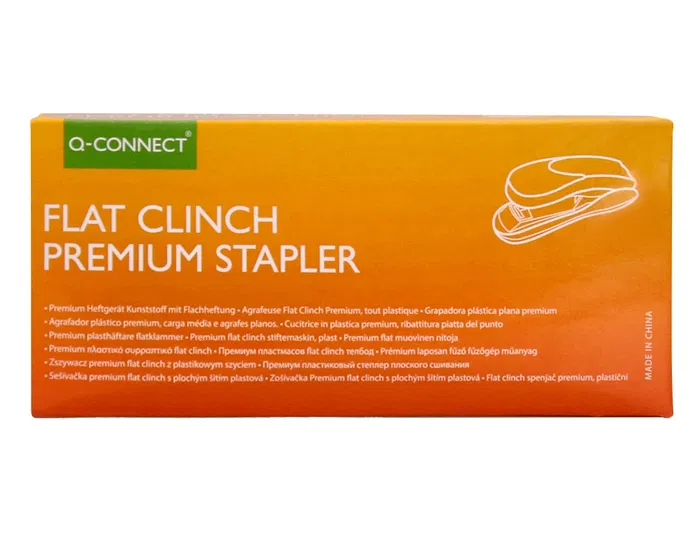Q-connect Grapadora kf00992 Plástico Capacidad 30 Hojas Grapado Plano