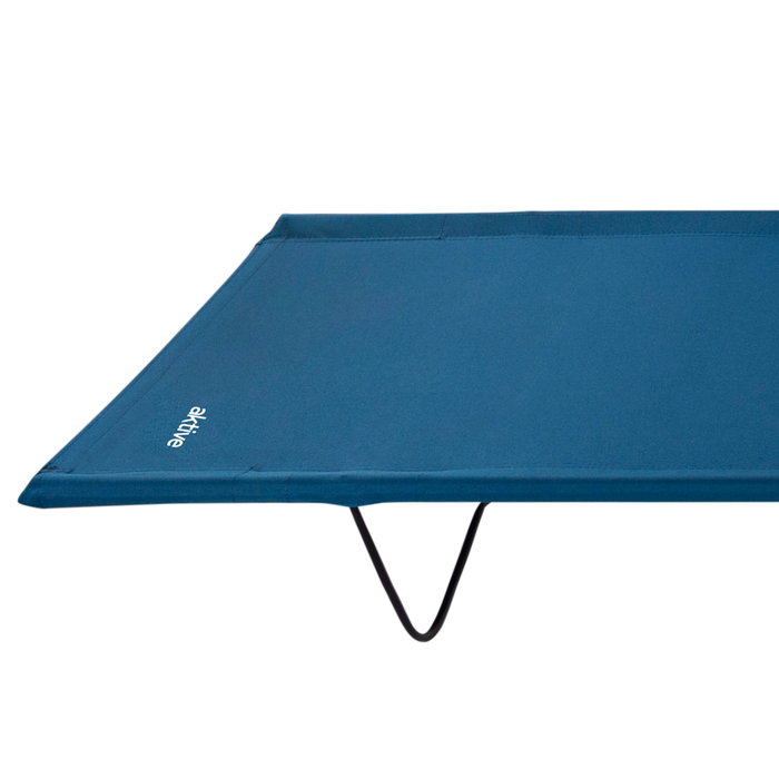 Aktive Cama de camping plegable azul