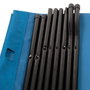Aktive Cama de camping plegable azul