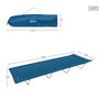 Aktive Cama de camping plegable azul