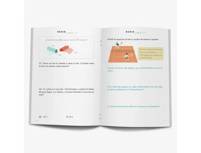 Rubio Cuaderno problemas nº 12 para el desarrollo intelectual del alumno