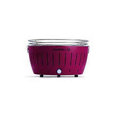 LotusGrill G435 U Lila Barbacoa de Carbón Portátil con Funda de Transporte